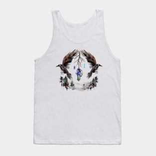 Black Ravens In The Crystal Woods Tank Top